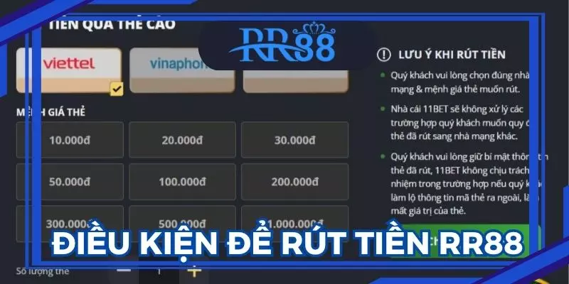 Rút tiền RR88
